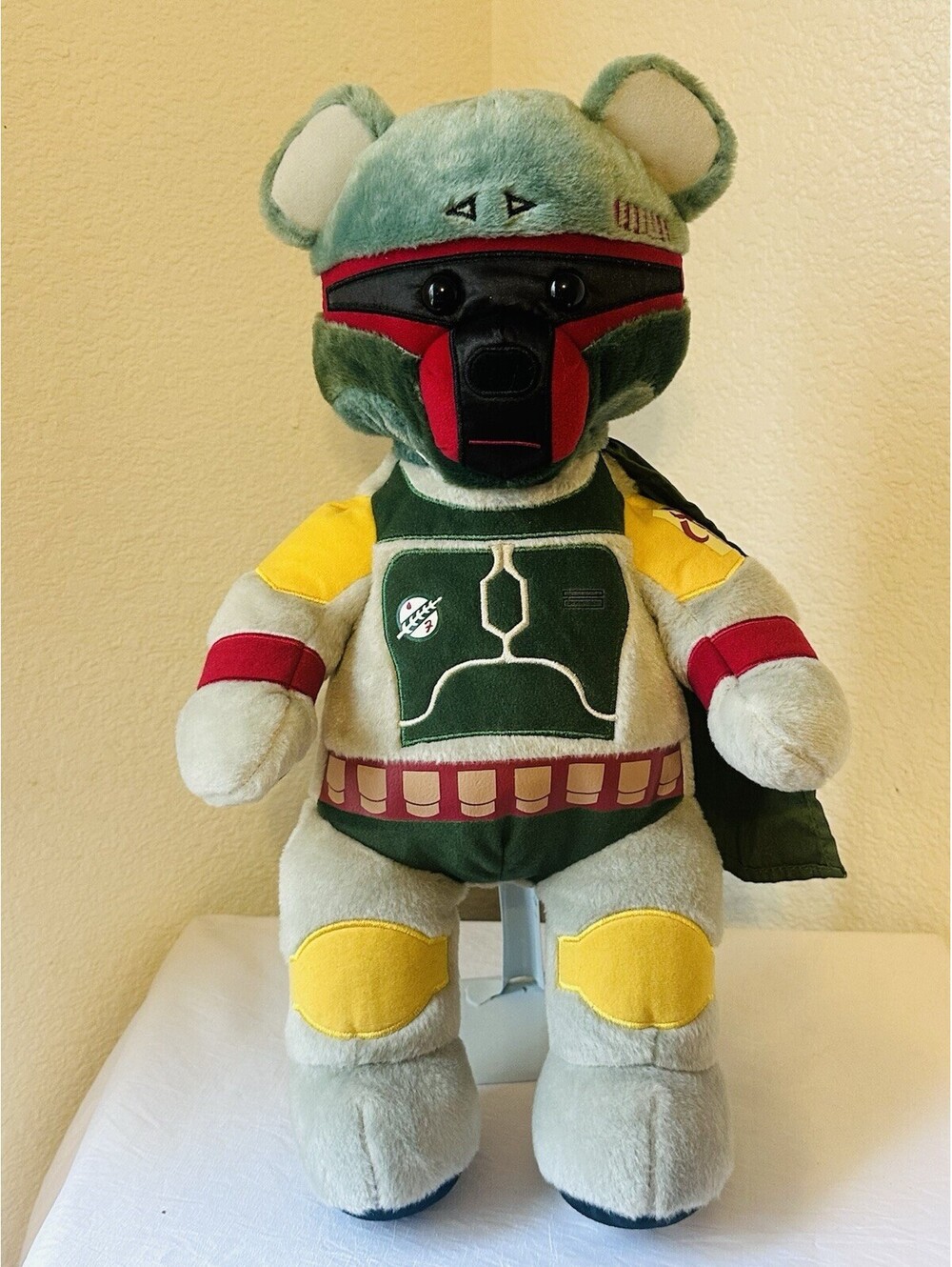 18" Build A Bear Star Wars Boba Fett Mandalorian Plush Rare Retired 2016